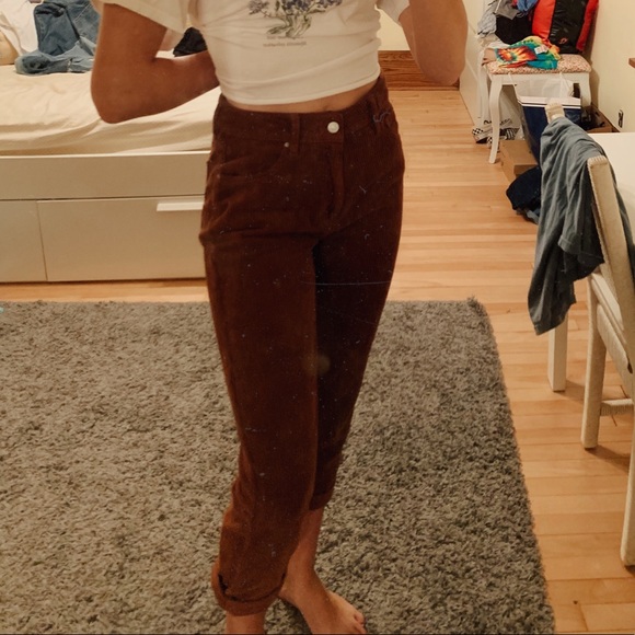 corduroy mom jeans womens